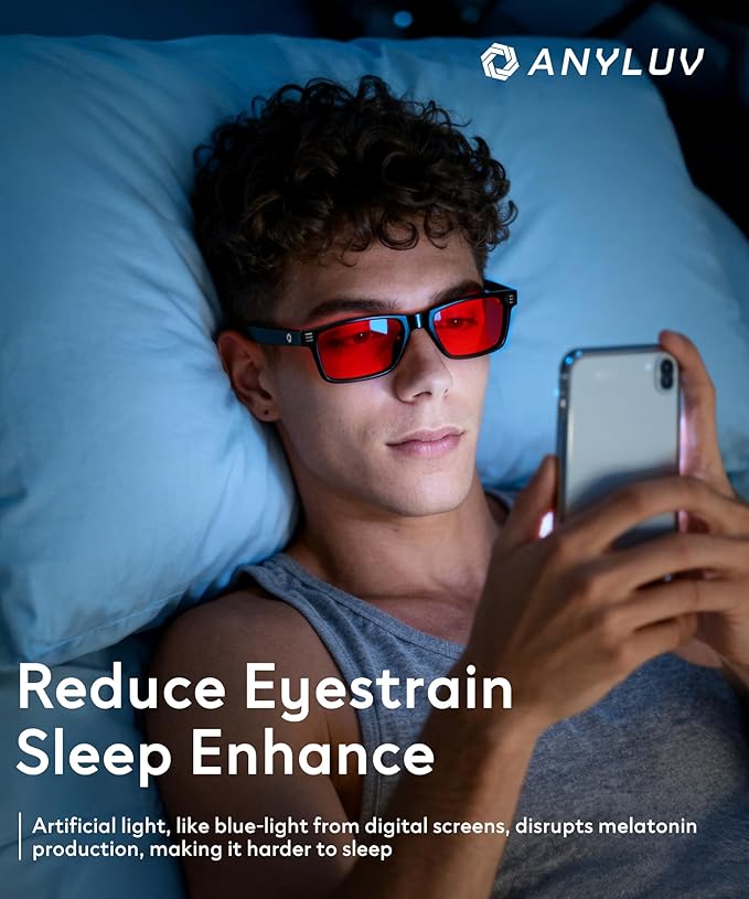 ANYLUV Blue Light Sleep Glasses - foto 2