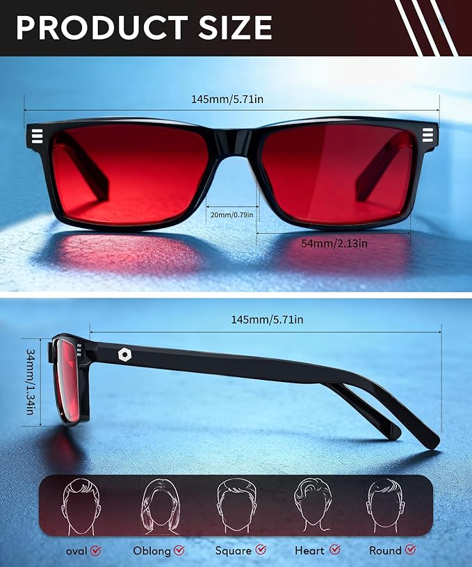 ANYLUV Blue Light Sleep Glasses - foto 4